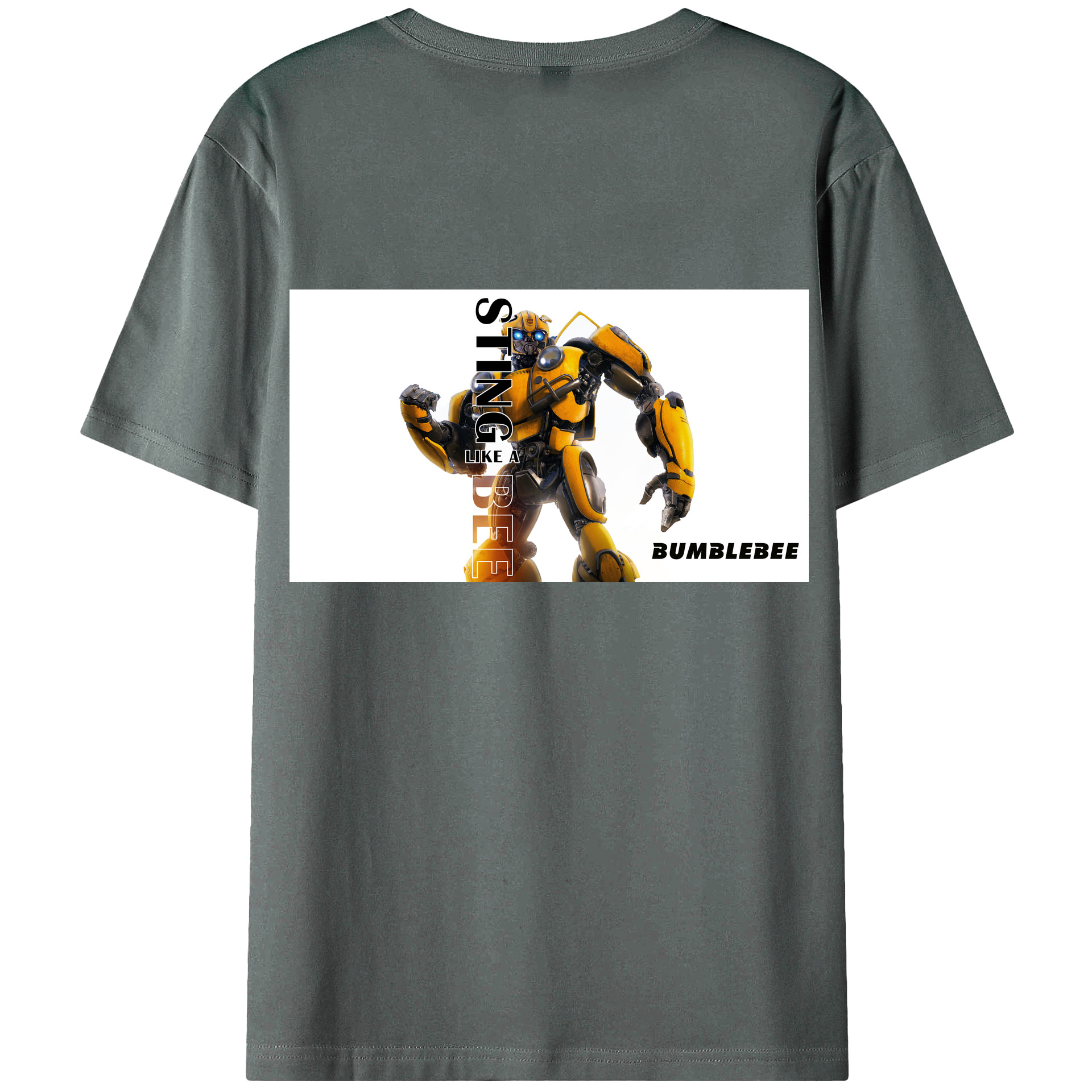 （画像用）  綿100％ メンズ半袖Tシャツ（バックプリント） 通気性